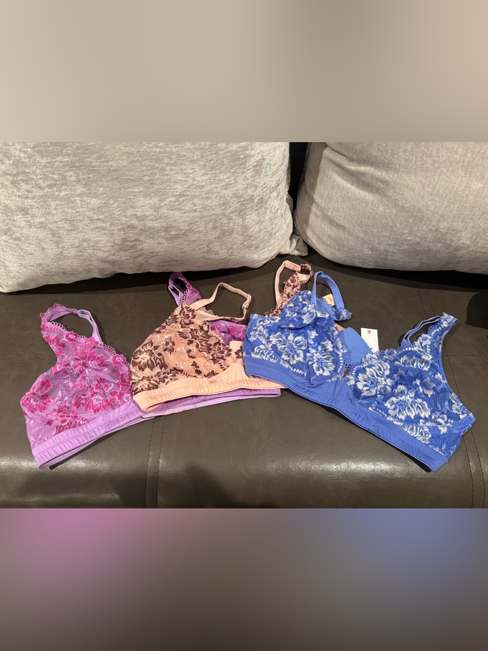 Cosabella Savona Floral Lace Bralettes - 3 pieces
